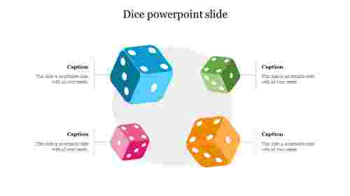 Dice powerpoint slide